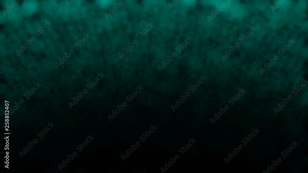 Poster abstraction with moving and blurred colorful particles. animation of seamless loop.