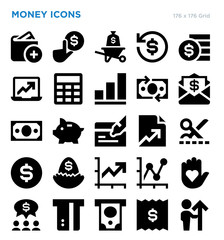 Money Vector Icon Set