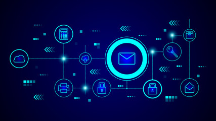 the envelope icon. From web set