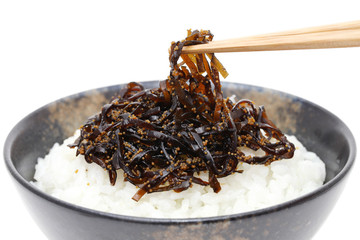 ご飯　佃煮　昆布