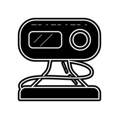 Webcam icon. Element of Media tool for mobile concept and web apps icon. Glyph, flat icon for website design and development, app development