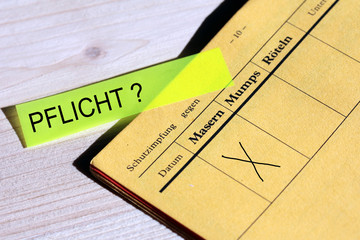 Schutzimpfung gegen Masern freiwillig oder Pflicht?