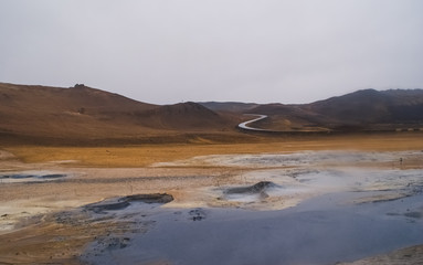 Iceland and amazing icelandic nature and landscapes