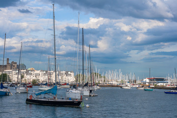 boats in the harbour