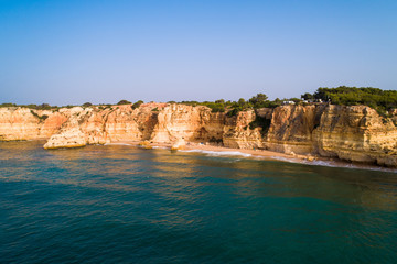 Praia da Marinha, Lagoa, Algarve, Portugal, Europe - Aerial View at Dsuk - 258827621