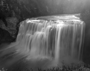 waterfall at letchworth