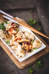 Porc Wonton ou Ravioli Chinois au Porc