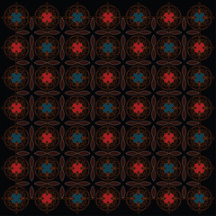 Batik Pattern: Indonesian Diagonal Elegan Batik Pattern used for cloth, wallpaper, scarf and any other textile industries