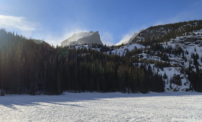   Frozen Nymph Lake, Rocky Mountain National Park, Colorado