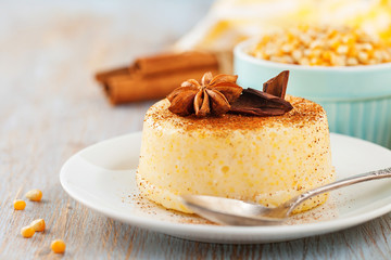 Brazilian sweet  dessert curau