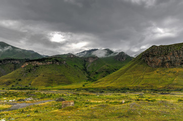 Panoramic Landscape - Kazbegi, Georgia