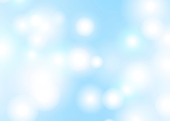 Blue bokeh background
