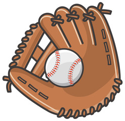 野球のグローブと硬式ボール