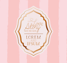 elegant golden frame icon