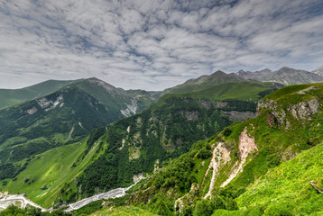 Mountain Panorama - Kazbegi, Georgia