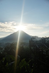 landscape of the sunrise