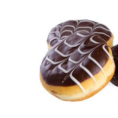 donut or donut with concept on a background.
