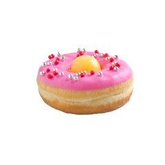 donut or donut with concept on a background.