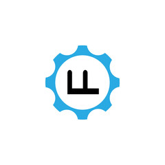 Initial Letter Logo LL Template Vector Design