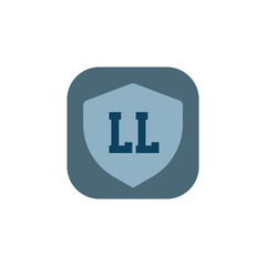 Obraz premium Initial Letter Logo LL Template Vector Design