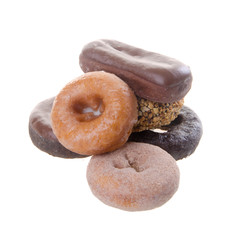 donut or donut with concept on a background.