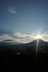 landscape of the sunrise