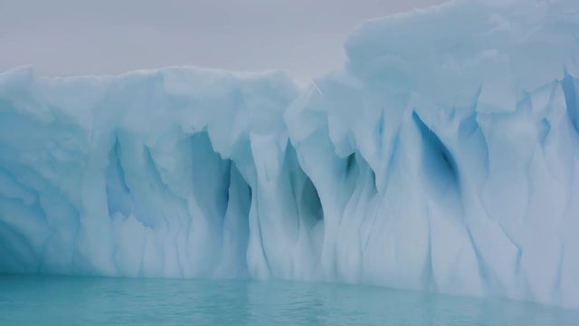 Antarctica Icy Blue Glacier Cliffs