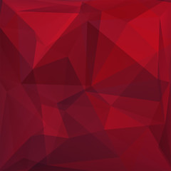 Abstract polygonal vector background. Red geometric vector illustration. Creative design template.