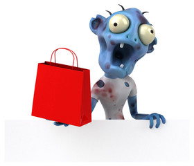Fun zombie - 3D Illustration