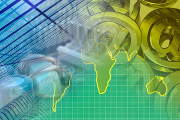 Device, mail signs and map