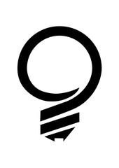 Lamp idea logo