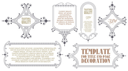 Template flyer, invitations or greeting cards.