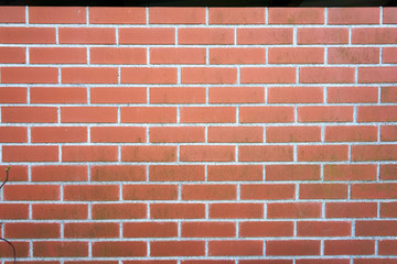 old repaired wall with brick texture