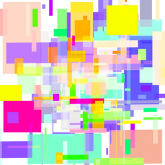Background  of colored geometric shapes   