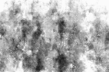 brush stroke grunge texture background, black and white background.