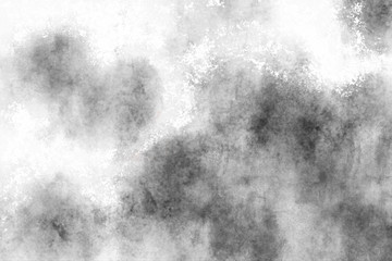 brush stroke grunge texture background, black and white background.