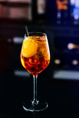Classic Italian Aperol Spritz cocktail