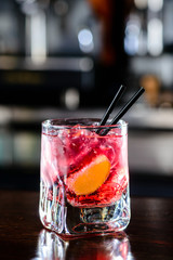 pink Cocktail El Diablo