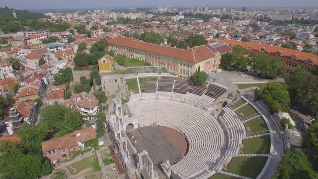 Ancient Amphitheater in Plovdiv, Bulgaria