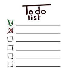 To do list.