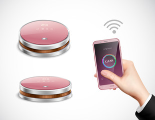 Robotic Vacuum Cleaner Realistic 