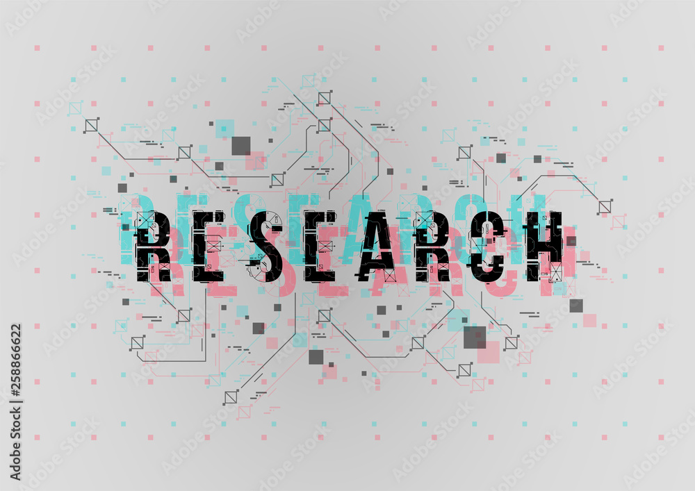 Poster Research. Conceptual Layout with HUD elements for print and web. Lettering with futuristic user interface elements.