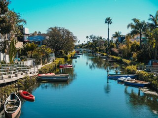 Canals in Venice, Los Angeles, California