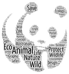Save the Animals Word Cloud