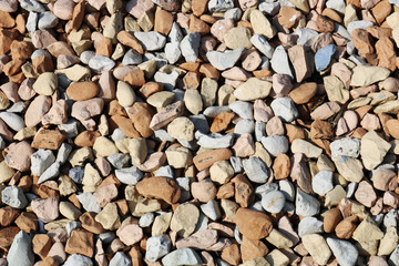 Small pebbles for background and texture