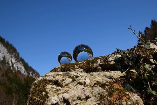 Die Kugeln am Berg
