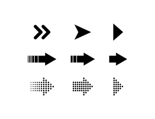 Collection arrows. Arrows vector icon. Arrow. Arrows for web design. Black arrow
