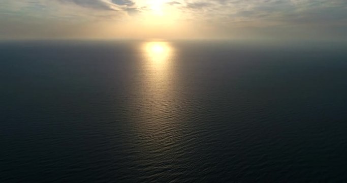 Beautiful sunset over the Black Sea