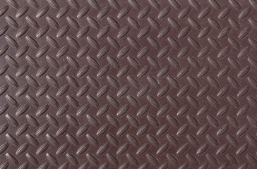 Metal plate with diamond pattern, steel plate background