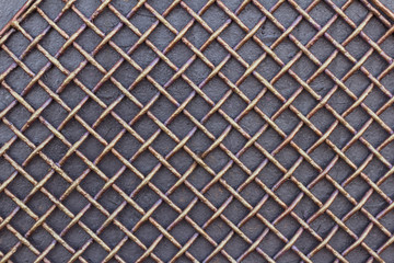 Net on the metal sheet,  background, texture